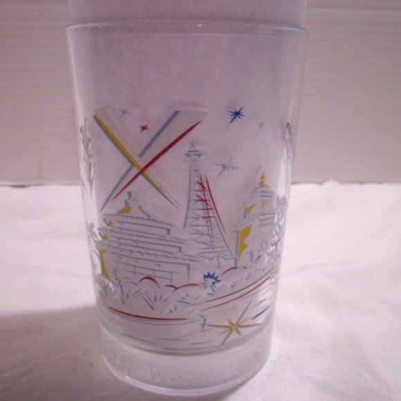Walt Disney World Mickey Mouse Glass 25th Anniversary Remember The Magic Vintage - Picture 3 of 10